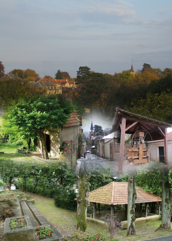 Les ambiances de Sainte-Ruffine. (photomontage apporté par les représentants de la commune)