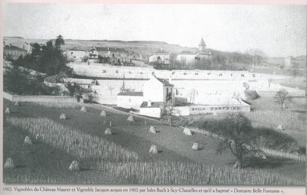 Vignobles du Château Maurer et Vignobles Jacquin acquis en 1902 par Jules Buch à Scy-Chazelles et qu'il a baptisé