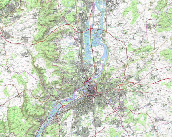 Carte IGN de 2019, 1/25 000 (sources : Géoportail)