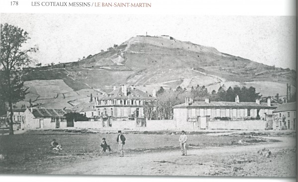 Les coteaux messins du Ban-Saint-Martin.<br>(<em>carte postale ancienne, pas de date indiquée)</em>