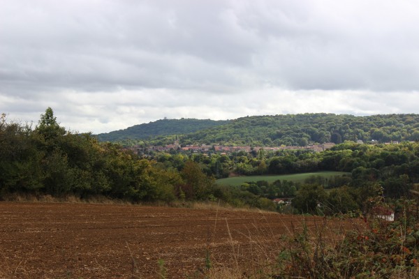 Lorry-lès-Metz, <strong>village-rue à mi-pente.</strong>