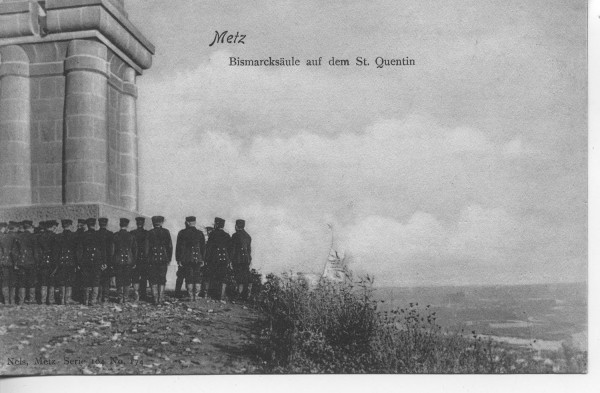 La tour Bismarck fût un temps... (<em>carte postale ancienne, pas de date indiquée</em>)