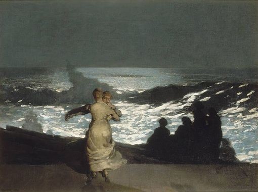 <em>Nuit d'été</em>, 1890, Winslow Homer. huile sur toile Paris, Musée d'Orsay© RMN - Grand Palais / Hervé Lewandowski