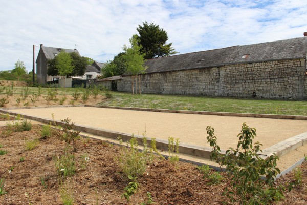 Jeux de boules_Centre bourg de Marcay, à compléter, Agence Choreme