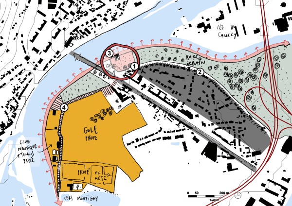 Schéma des OQP, secteur Longeville-lès-Metz