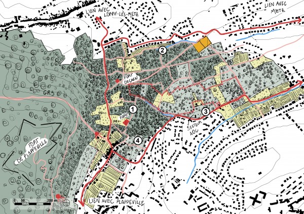 Schéma des OQP, secteur Plappeville